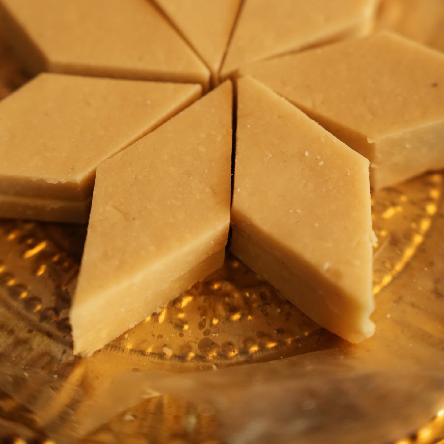 Sugar free kaju burfi
